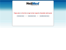 Tablet Screenshot of neilmedpromotions.com